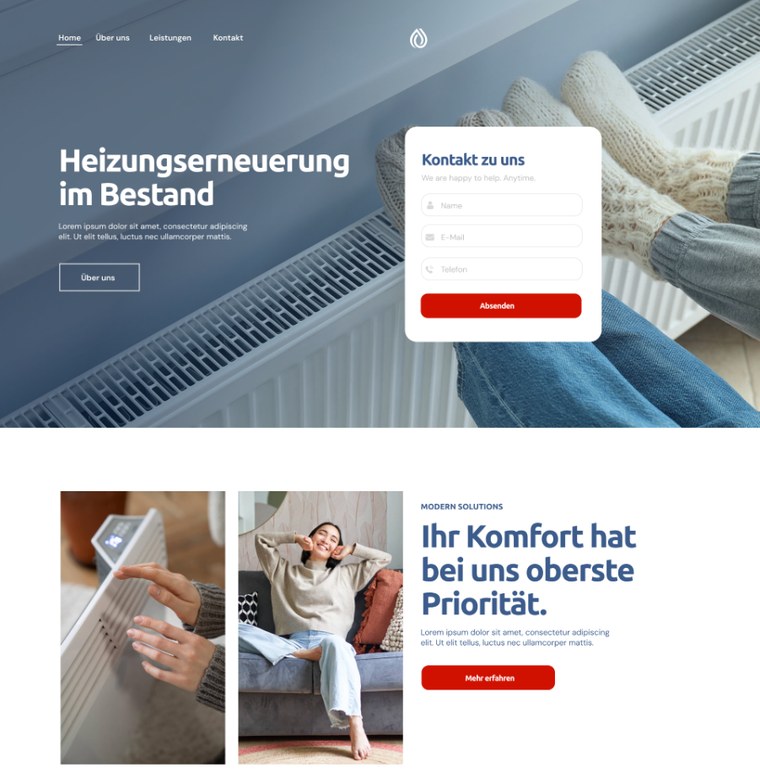 Vorlage: Handwerks-Layout