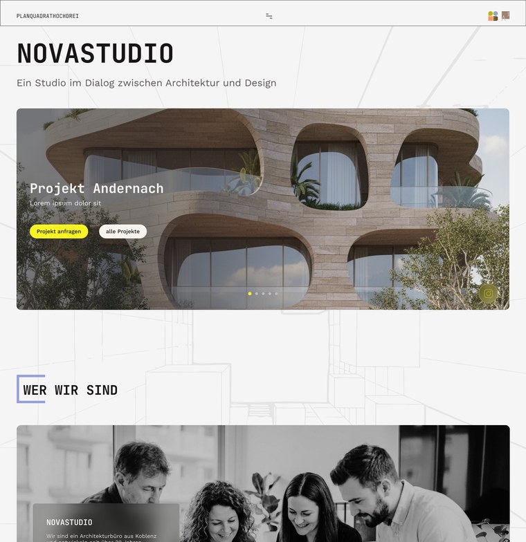 Vorlage: Architektur-Layout